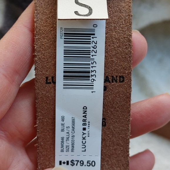 🆕 Lucky Brand floral embroidered belt size S - Picture 12 of 12